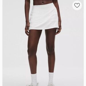 Lululemon Pace Rival White Skirt
